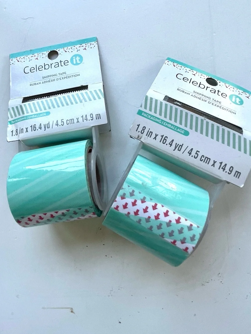 Celebrate It Shipping Tape & 5 Pack Stripe Mailers